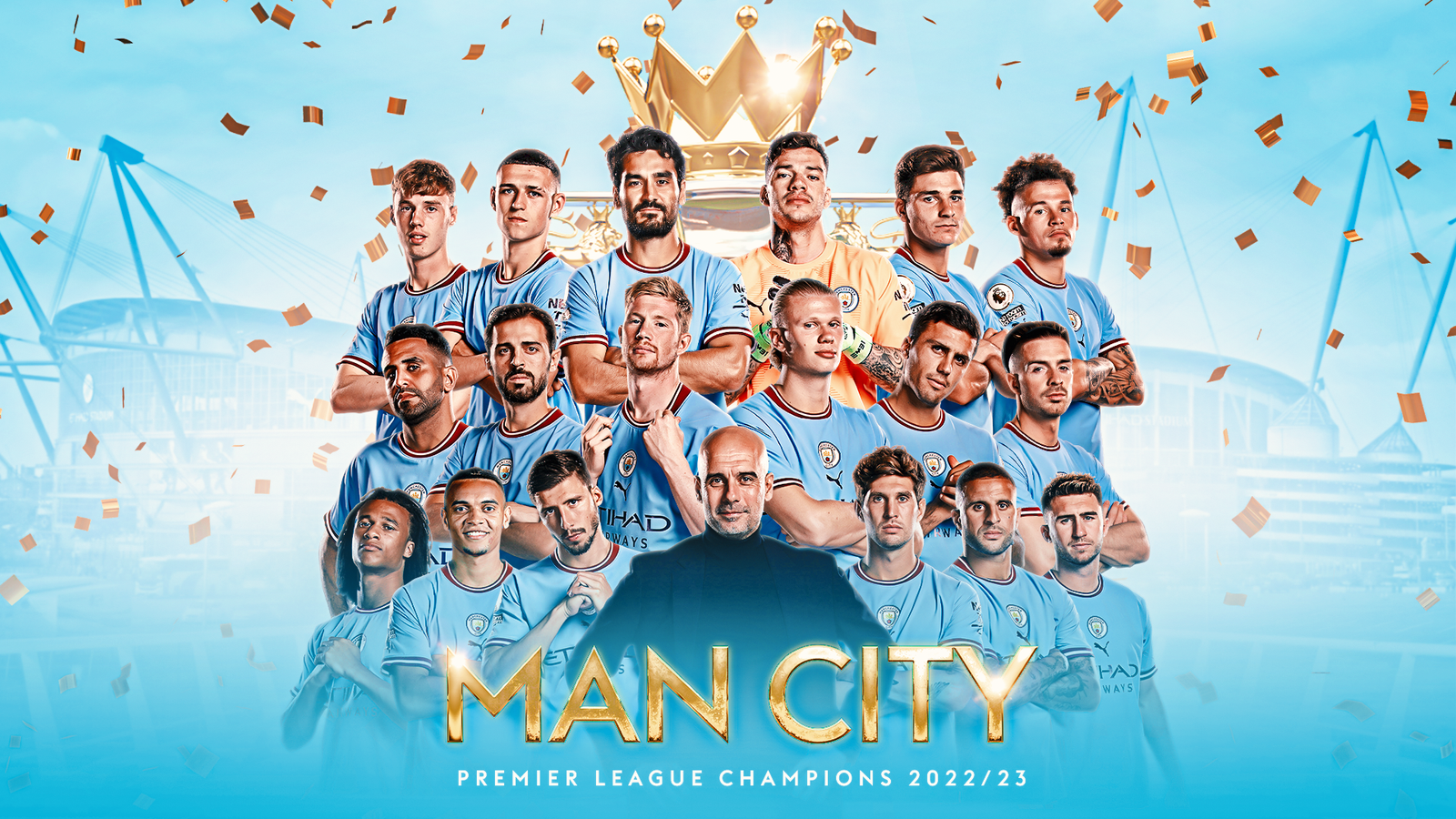 Manchester City win the English Premier League image